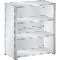 Rayonnage industriel 1000x350x1800mm 80kg – 4 rayons lisses en acier - Image 4