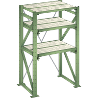 Rayonnage lourd 1290x860x2000mm – 2 cadres extensibles, 1 fixe, charge max 9000kg - Image 2