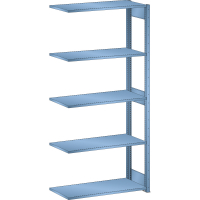 Rayonnage industriel 1000x600x2200mm 160kg – 5 rayons – charge max 2800kg - Image 3