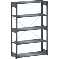 Rayonnage industriel (LxPxH) 1300x500x2200mm 160kg – 5 rayons – charge max 2800kg 3