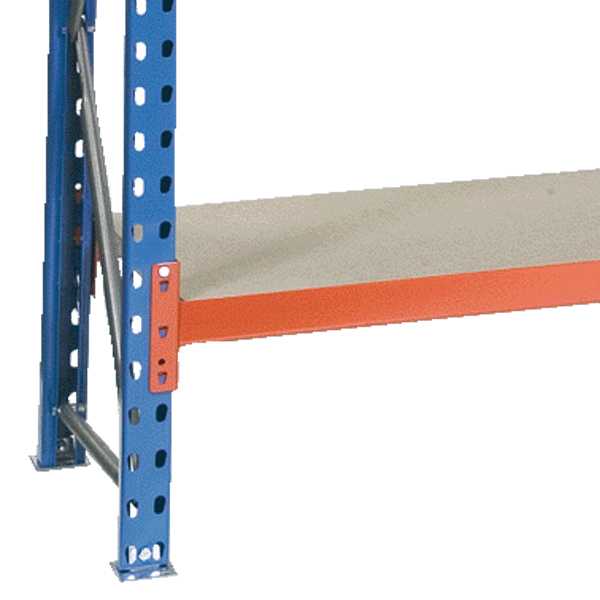 Rayonnage mi-lourd PROFILCASE – rayonnage métallique avec plateaux bois, aggloméré brut ou mélaminé - Image 3