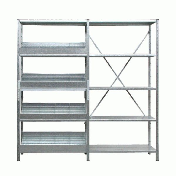 Rayonnage modulable MANUJET – jusqu&rsquo;à 3,00 m de hauteur et 290 kg par niveau - Image 1