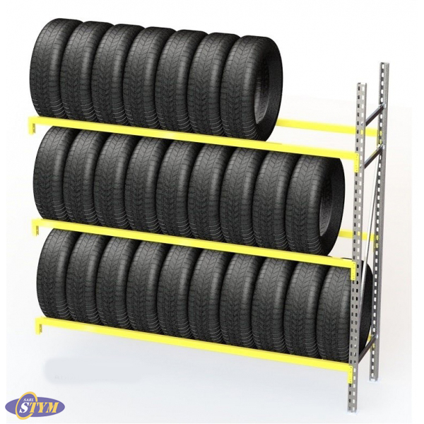 Rayonnage pneumatique STYM – structure modulaire pour stockage et gestion optimale des pneus - Image 4