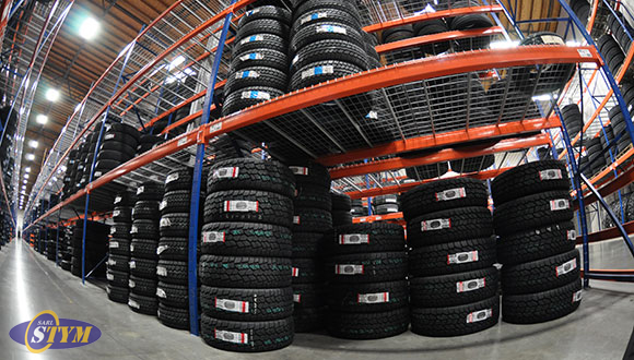 Rayonnage pneumatique STYM – structure modulaire pour stockage et gestion optimale des pneus - Image 2