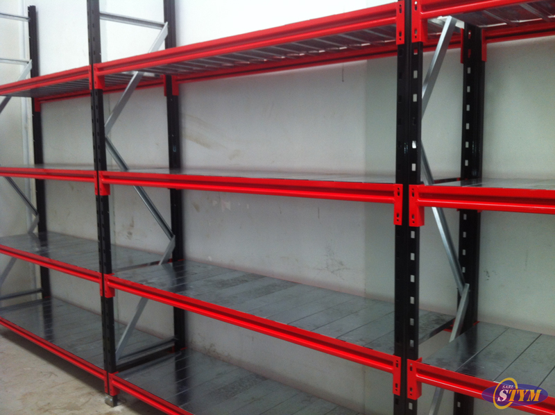 Rayonnage mi-lourd conventionnel chargement manuel pour entrepôt et atelier - Image 2