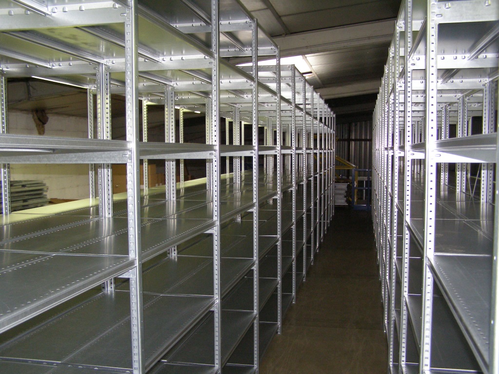 Rayonnage tôlé modulable MSI en acier galvanisé – mono ou multi tablettes - Image 2