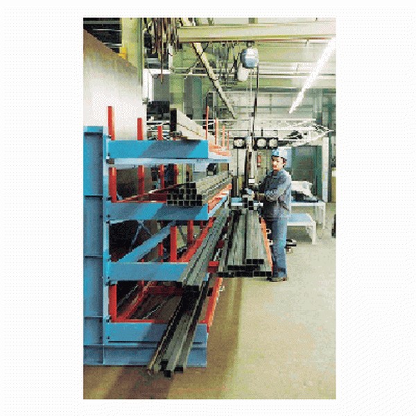 Stockage à tiroirs pour charges longues 4 niveaux – Cantilever - Image 1