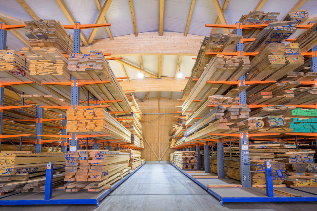 Rayonnages sur base mobile ELVEDI – modulaires, pour stockage compact de marchandises longues ou palettisées - Image 2