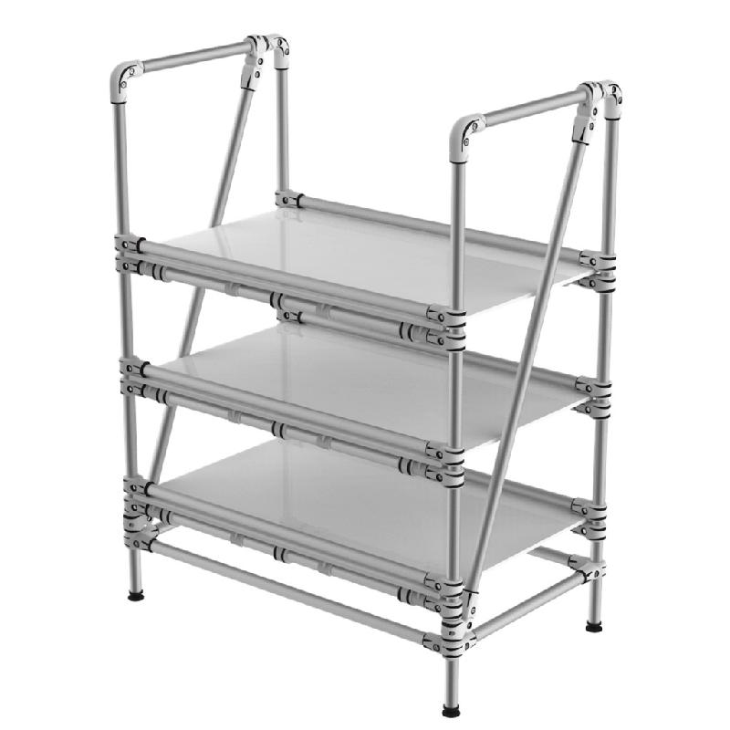 Etagère 3 niveaux avec rebords - Image 1