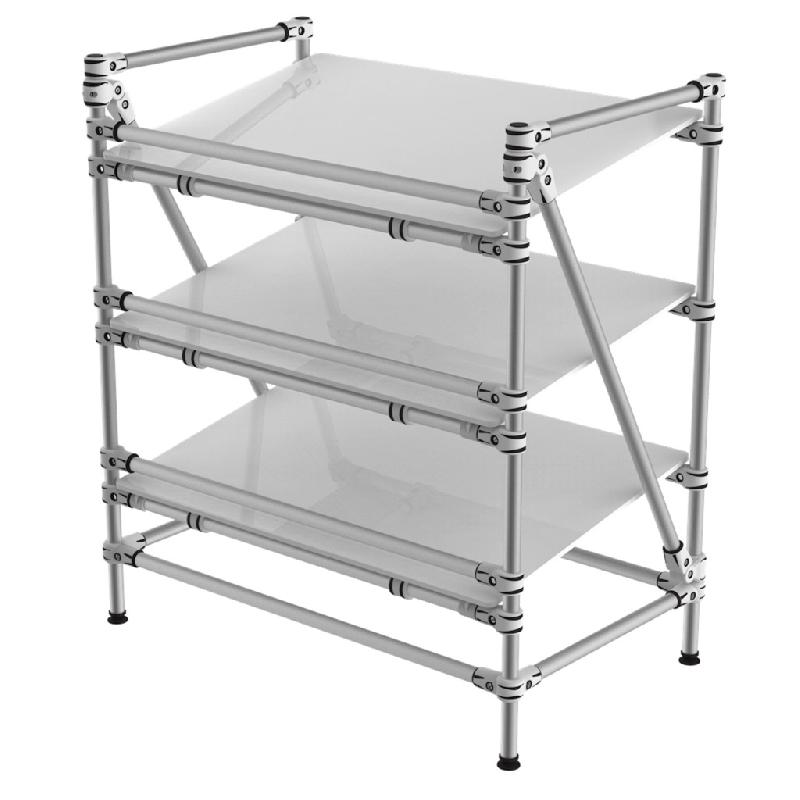 Etagere à angles réglable avec rebords - Image 1