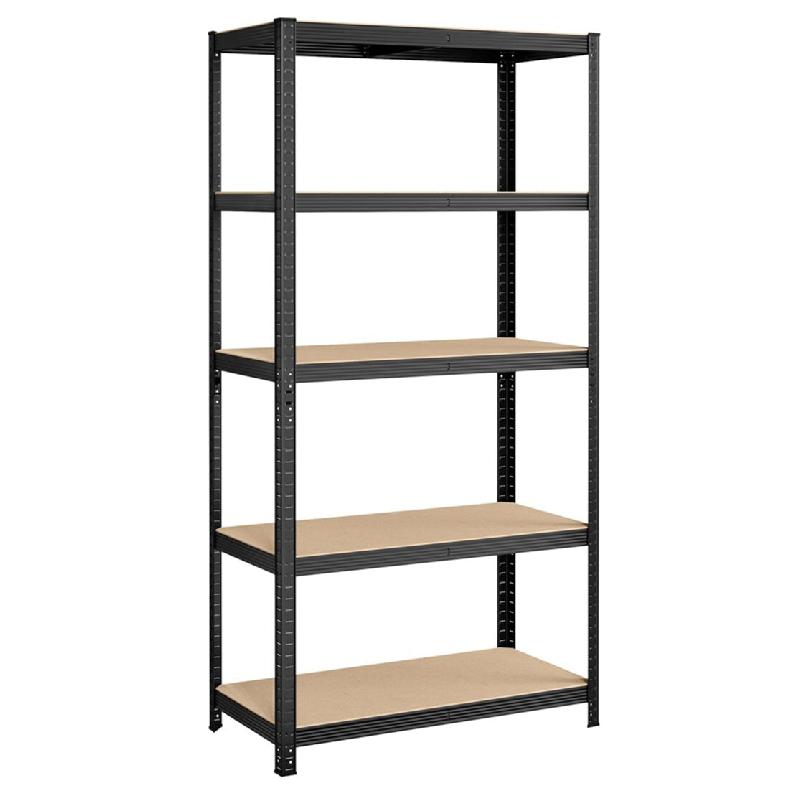Helloshop26 – Étagère charge lourde métallique 200 x 100 x 50 cm 5 niveaux charge totale 875 kg (175 kg/niveau) étagère de rangement 12_0005588 – - Image 1