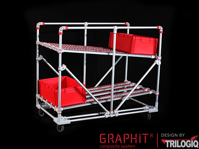 Rack dynamique en aluminium – sur mesure, adaptable et personnalisable pour le secteur industriel - Image 1