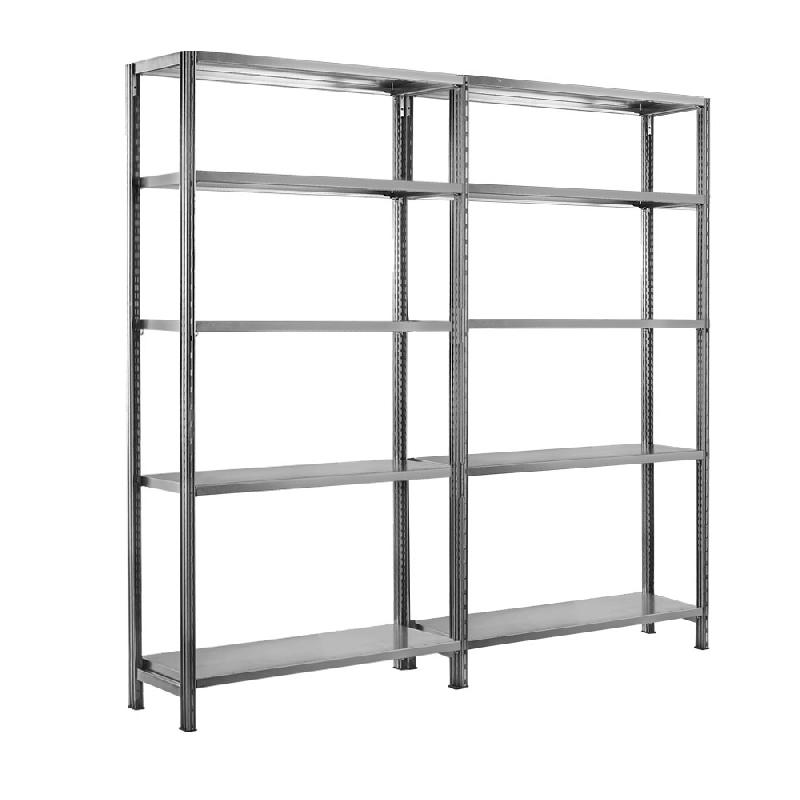 Rayonnage métallique claire-voie galvatop l.2120 x p.400 x h.2000 mm – 8800659 - Image 1