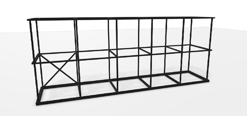 Rayonnage modulaire « SAAR » – 2×5 - Image 1
