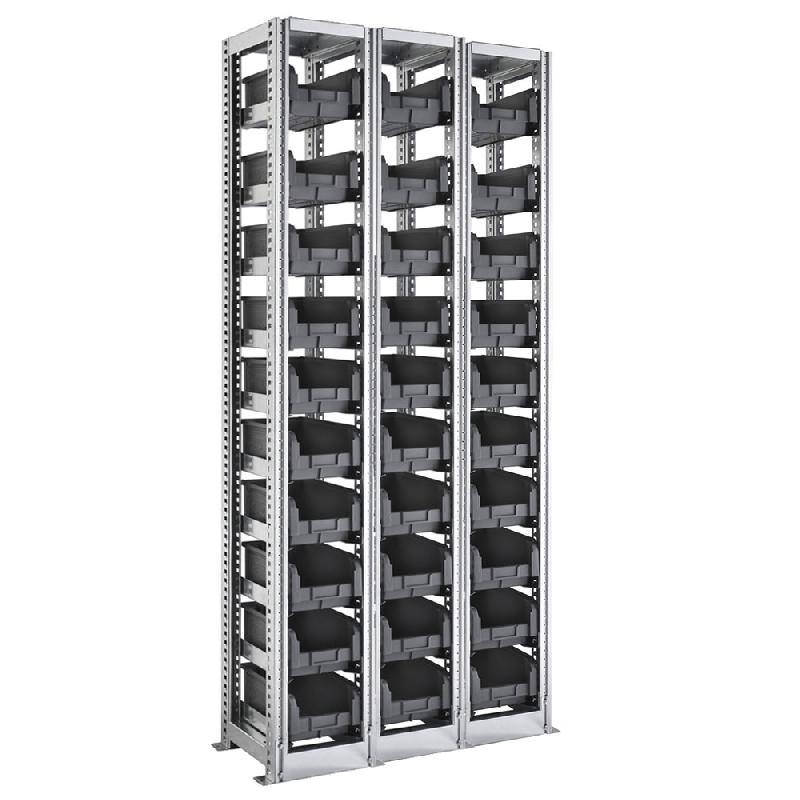 Rayonnage tr avec 30 bacs plastique 9.4 litres h.2010 mm – 8800258 1