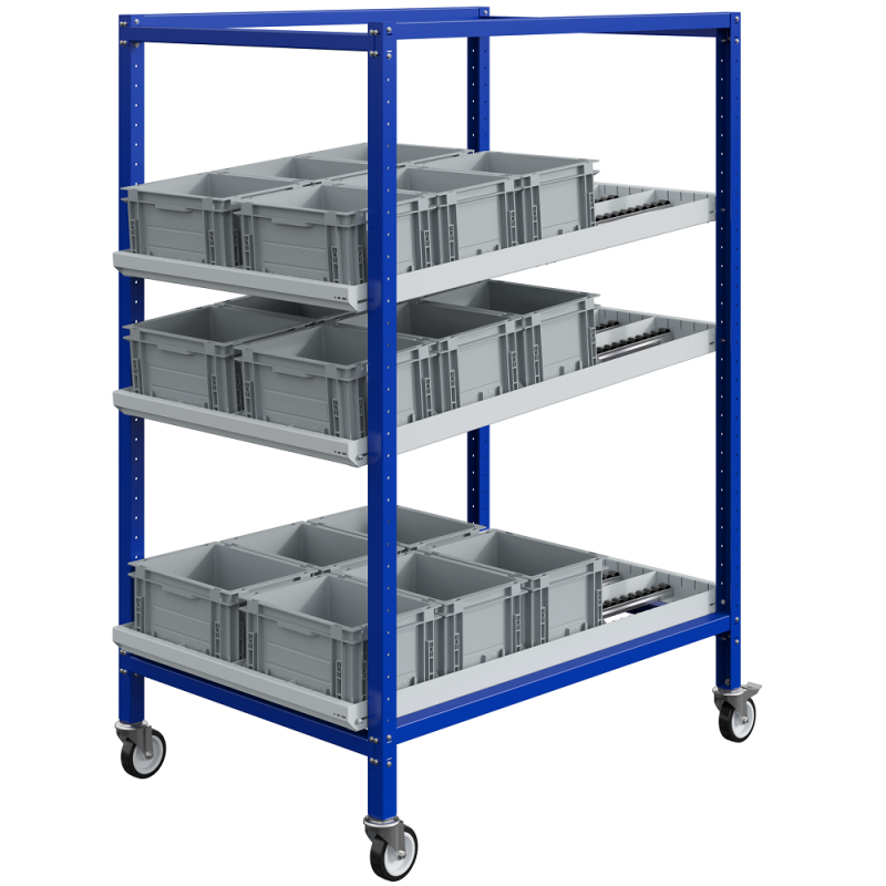 Stockeur dynamique mobile à galets - Image 1