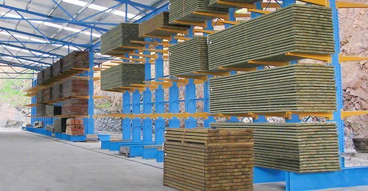 Rayonnages cantilever pour charges longues et volumineuses – stockage de profilés tubes planches et bobines - Image 4