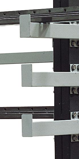 Bras simple l.350 mm avec visserie pour rayonnage porte-barres horizontal – 7107903 - Image 1