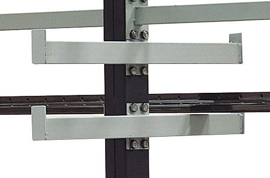 Paire de bras double face l.350 mm rayonnage cantilever – 7107905 - Image 1