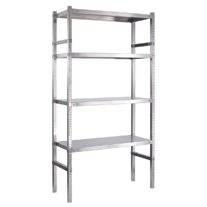 Rayonnage inox tôlé l.600 x p.500 storinox – 1905560 1
