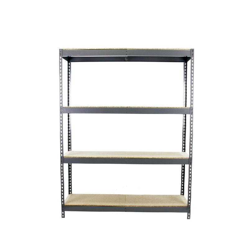 SimonRack Étagères Charge Lourde 2000x1800x600 mm, 4 Niveaux en Bois, 400 kg par Niveau, Structure Acier, Gris/Bois – Ecoforte – gris métal 8435104 - Image 1