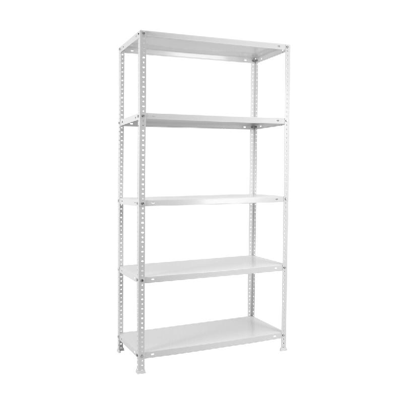 SimonRack Étagère métallique avec vis 1800x900x300 mm, 5 niveaux, point de flexion 75 kg, Blanc – Advantage – métal 8425437998072 - Image 1