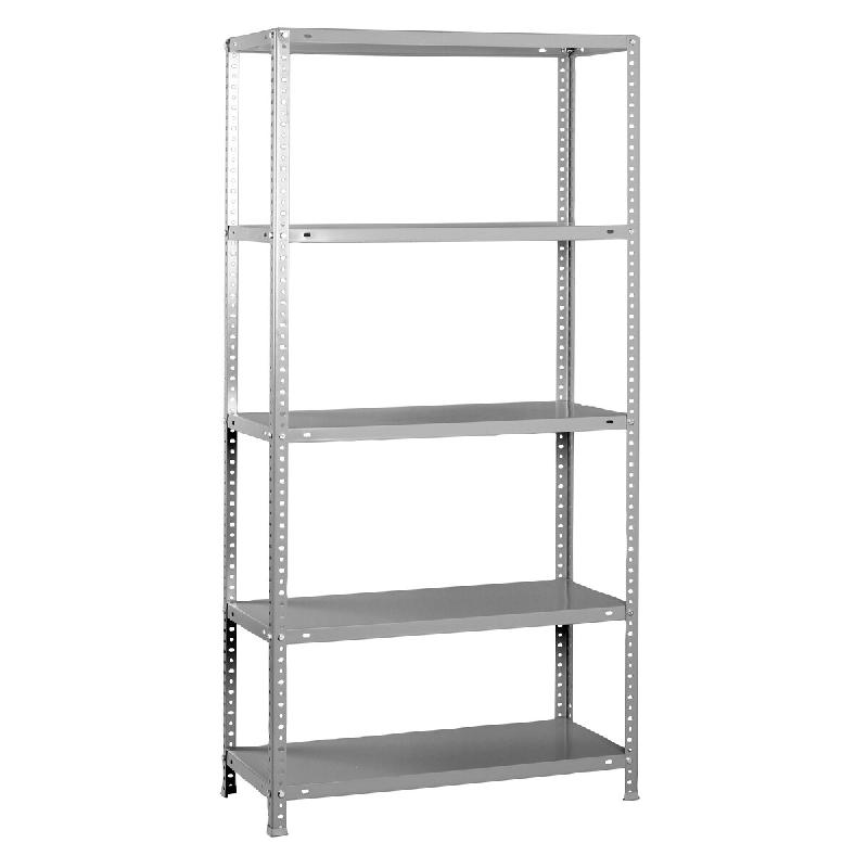 SimonRack Étagère métallique avec vis 1800x900x400 mm, 5 niveaux, point de flexion 75 kg, Gris – Advantage – métal 8425437046148 - Image 1