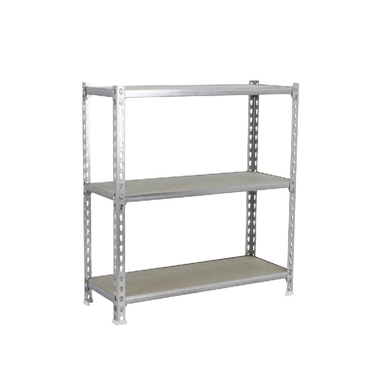SimonRack Étagère Rangement 900x1200x300 mm, 3 niveaux, plateaux en bois, charge 200 kg par niveau, Galvanisé – Maderclick – métal 8425437077197 - Image 1