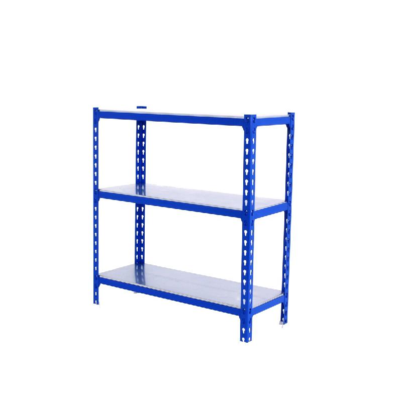 SimonRack Rayonnage métallique, 1000x1100x500 mm, 3 niveaux, tablette métallique, 200 kg au point de flexion, Bleu/Galvanisé – Simonclick – métal - Image 1