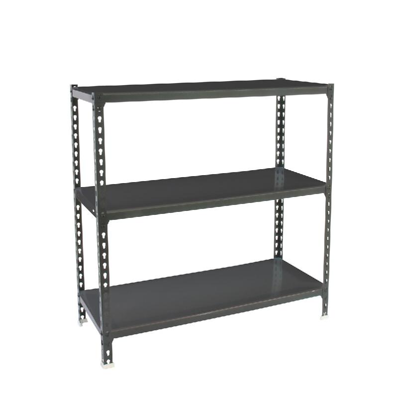 SimonRack Rayonnage métallique, 1000x800x300 mm, 3 niveaux, tablette métallique, 180 kg au point de flexion, Antracite – Simonclick – métal 8425437 - Image 1