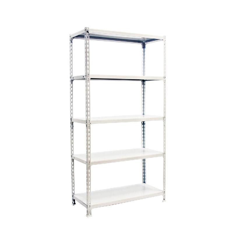 SimonRack Rayonnage métallique, 1800x900x300 mm, 5 niveaux, tablette métallique, 180 kg au point de flexion, Blanc – Simonclick – métal 8435104973813 - Image 1