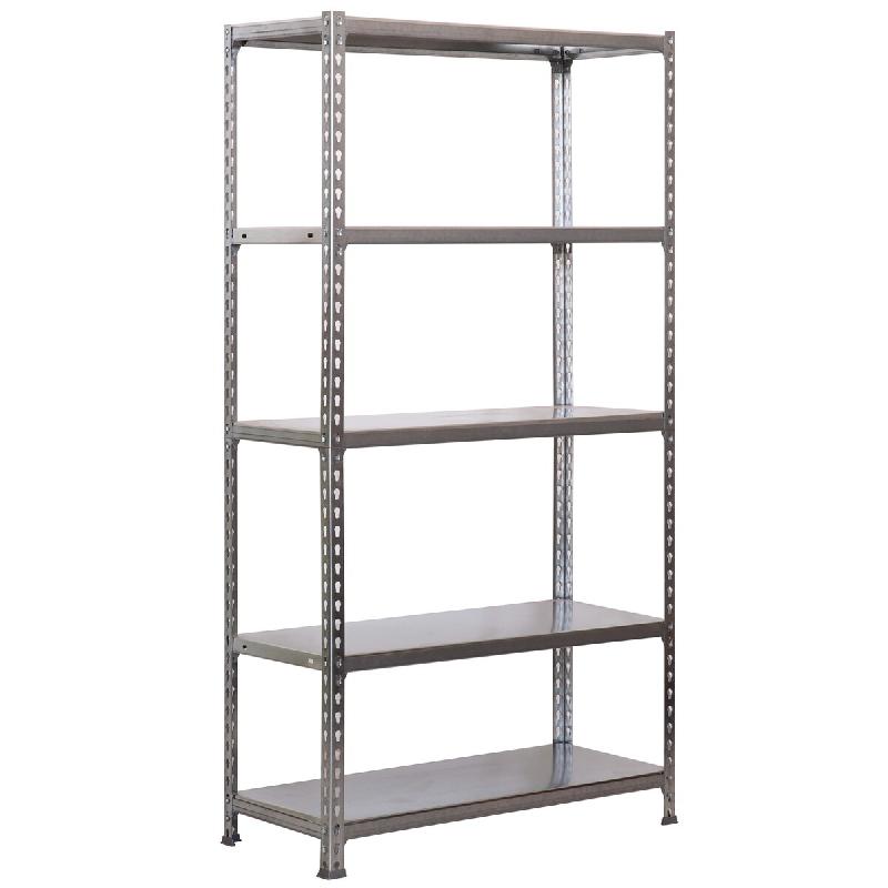 SimonRack Rayonnage métallique, 1800x900x400 mm, 5 niveaux, tablette métallique, 180 kg au point de flexion, Galvanisé – Simonclick – métal 843510 - Image 1