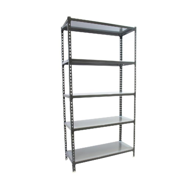 SimonRack Rayonnage métallique, 1800x900x500 mm, 5 niveaux, tablette métallique, 180 kg au point de flexion, Antracite/Galvanisé – Simonclick – mé - Image 1