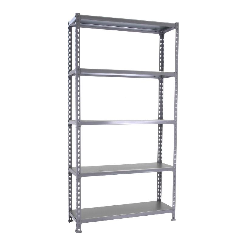 SimonRack Rayonnage métallique, 2000x1100x300 mm, 5 niveaux, tablette métallique, 200 kg au point de flexion, Gris – Simonclick – métal 8425437076527 - Image 1