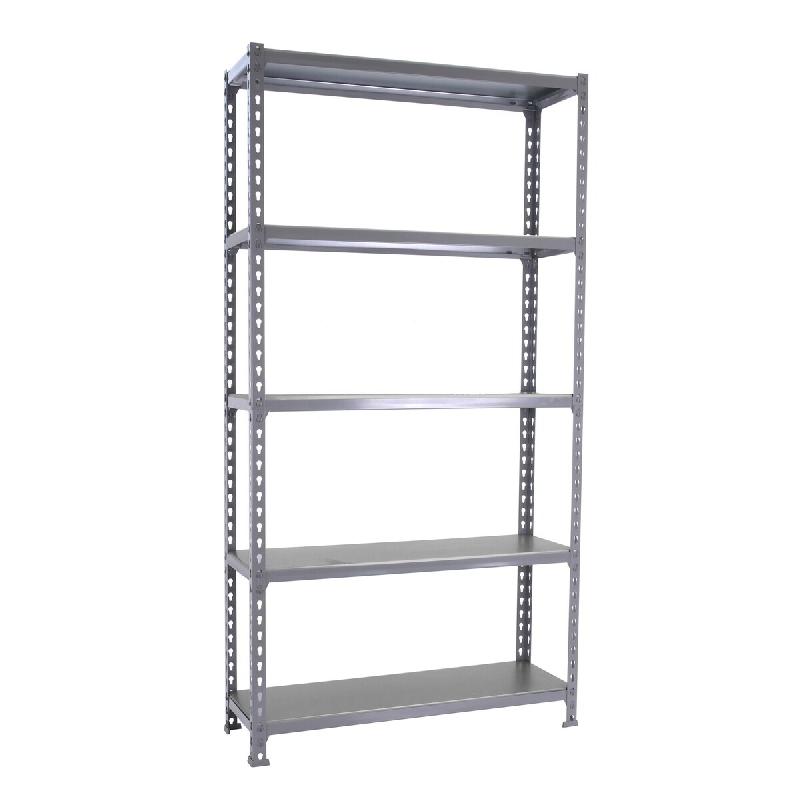 SimonRack Rayonnage métallique, 2000x1100x400 mm, 5 niveaux, tablette métallique, 200 kg au point de flexion, Gris – Simonclick – métal 8435104990193 - Image 1
