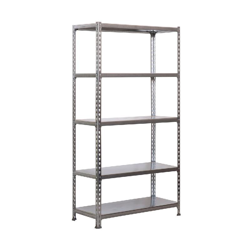SimonRack Rayonnage métallique, 2000x1200x300 mm, 5 niveaux, tablette métallique, 200 kg au point de flexion, Galvanisé – Simonclick – métal 84254 - Image 1