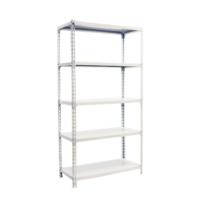 SimonRack Rayonnage métallique, 2000x1200x500 mm, 5 niveaux, tablette métallique, 200 kg au point de flexion, Blanc – Simonclick – métal 8425437076985 - Image 1
