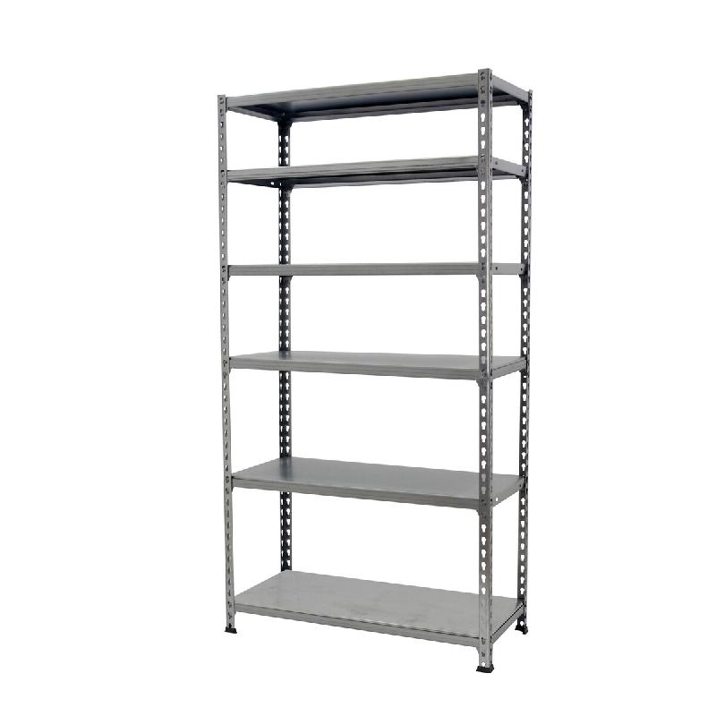 SimonRack Rayonnage métallique, 2500x1000x400 mm, 6 niveaux, tablette métallique, 180 kg au point de flexion, Gris – Simonclick – métal 8435104990254 - Image 1
