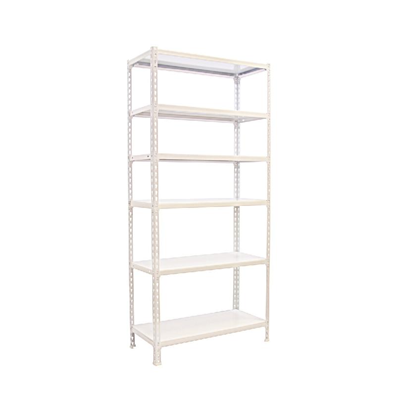 SimonRack Rayonnage métallique, 2500x800x300 mm, 6 niveaux, tablette métallique, 180 kg au point de flexion, Blanc – Simonclick – métal 8435104974438 - Image 1
