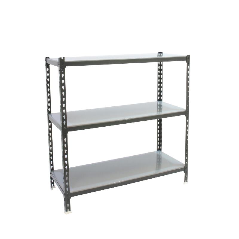 SimonRack Rayonnage métallique, 900x1100x300 mm, 3 niveaux, tablette métallique, 200 kg au point de flexion, Antracite/Galvanisé – Simonclick – mé - Image 1