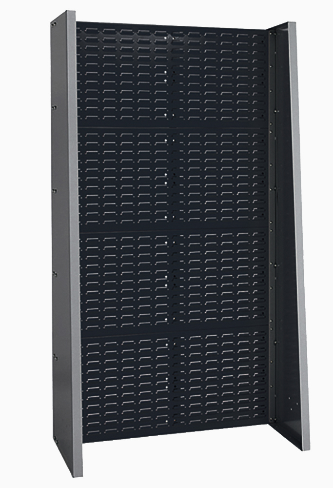 Rack à Bacs CNC 4 Panneaux – Simple Face – LxPxH: 1015x452x1835 mm – Tôle d&rsquo;acier revêtue poudre 1
