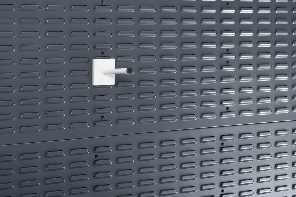 14022025.16 – Support tubulaire universel L 300, acier, RAL 7035, 68x320x77 mm 2
