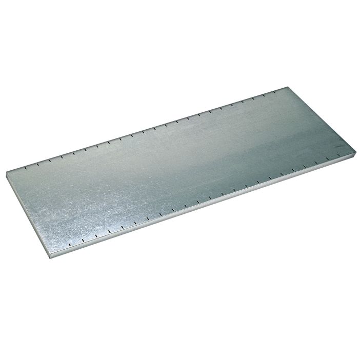 Tablette renforcée de rayonnage Galvatop L.970 x P.600 mm – charge 130 kg, longueur utile 970 mm, profondeur 600 mm 1