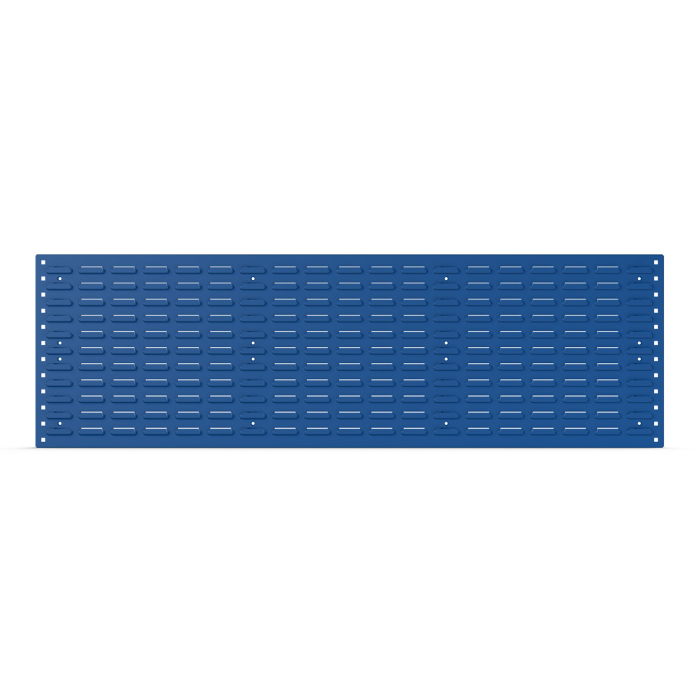 Panneau à bacs 1.5 m horizontal – acier RAL 5010 – 1486x19x457 mm - Image 1