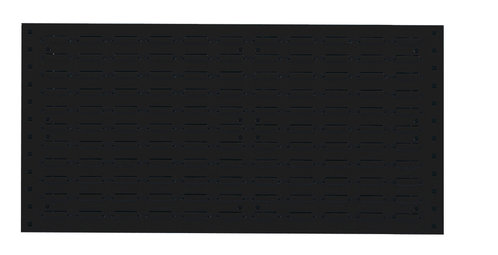 Panneau à Bacs 800mm – Panneau en acier pour montage mural horizontal – LxPxH: 800x13x457 mm 1