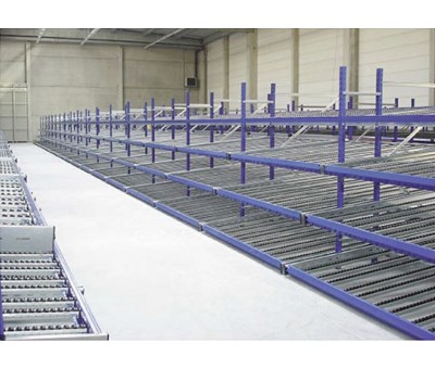 Rayonnage dynamique pour caisses cartons ST 52 D – Nappes à galets ou rouleaux – Gain de place jusqu&rsquo;à 40% - Image 3