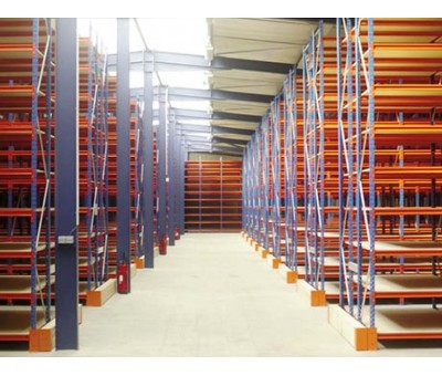 Rayonnage mi-lourd modulable ST 52 – Rack industriel pour stockage manuel – Portée jusqu&rsquo;à 2700 mm - Image 1