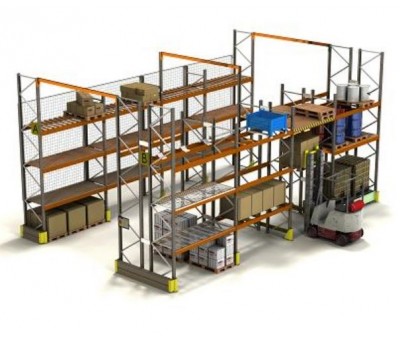 Rack à palettes conventionnel ST 72 – Palettier robuste modulaire avec réglage fin des niveaux 1