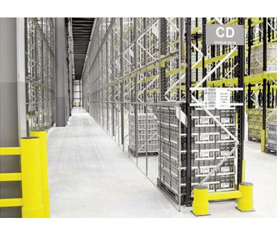 Grille de protection antichute pour rayonnages et racks industriels – Sécurité entrepôt 1