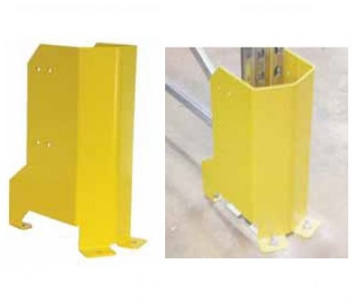 Sabot de protection acier GS 80 pour rayonnage à palettes – Construction monobloc sans soudure – Hauteur 400 mm 1